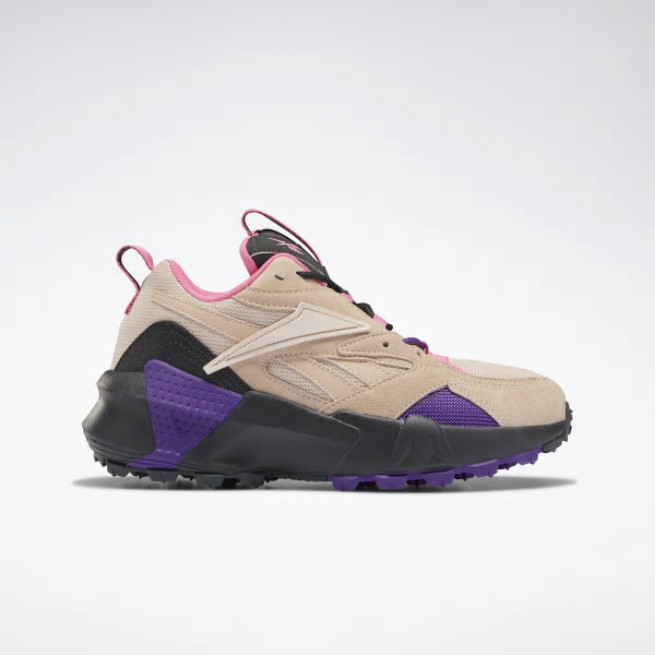 Reebok Aztrek Double Mix Trail Shoes For Women<br />Colour:Grey/Purple